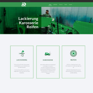 Webdesign und Programmierung für Autolackiererei Döll von Divinci in Schweinfurt