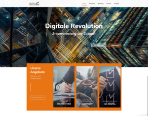 Webdesign und Softwareprogrammierung für Digitale Steuerberatung von Divinci in Schweinfurt